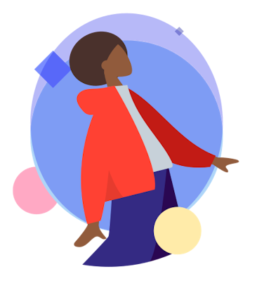 Illustration of a person who doesn't record therapy insights